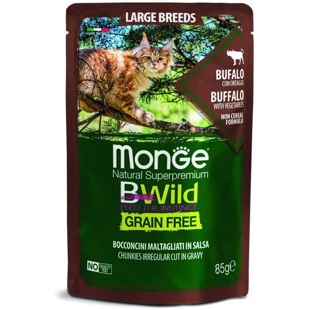 Monge Bwild Grain Free Large Breeds Bocconcini Maltagliati Bufalo con Ortaggi 85 Gr Monge Bwild Grain Free Large Breeds Bocconcini Maltagliati Bufalo con Ortaggi 85 Gr